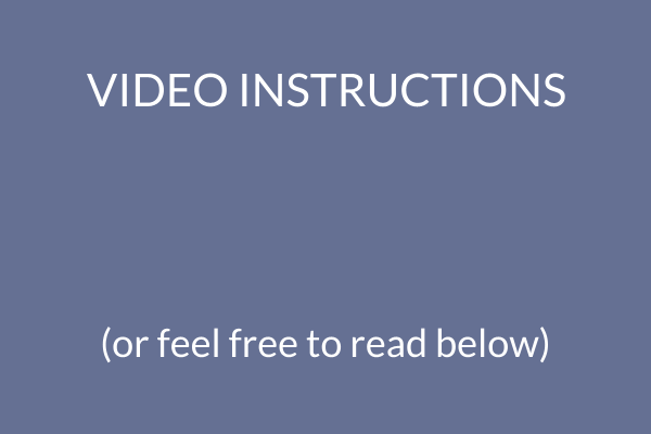 TAOG Video Instructions